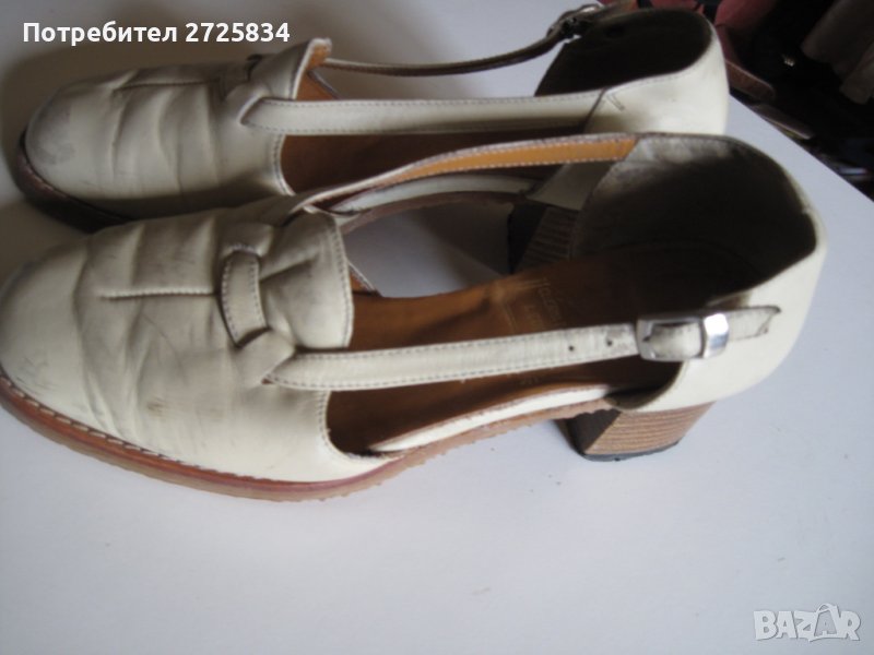 Обувки, кожа, на ток, 37, снимка 1