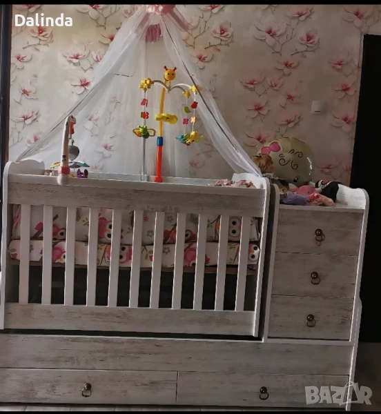 Бебешка трансформираща се кошарка, снимка 1