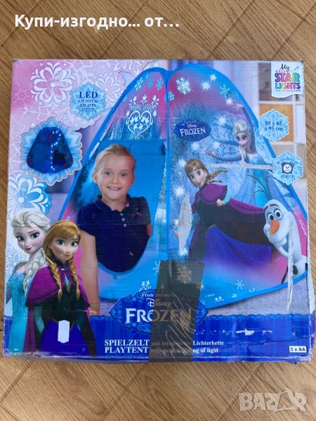 Детска саморазгъвна палатка - Elza Frozen II Disney, снимка 1