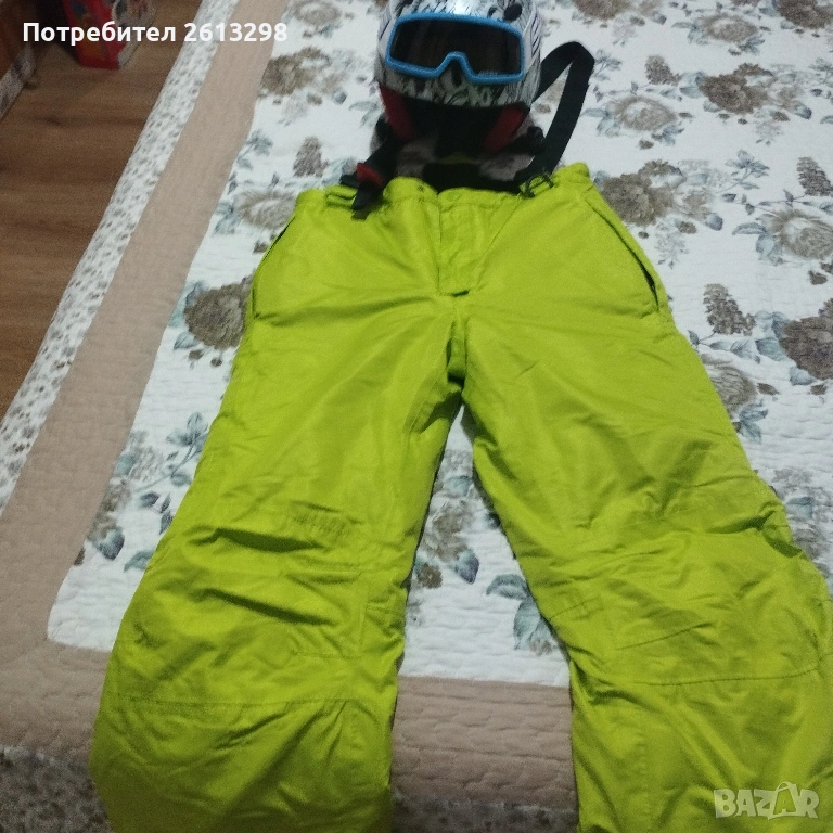 Ски панталон момче + Ски каска+ ски очила, снимка 1