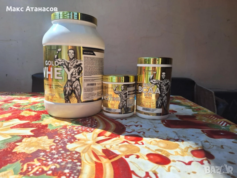 Протеин Kevin Levrone Gold Whey | + Gold Creatine + Gold BCAA, снимка 1
