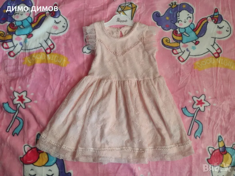 Детска рокля с къс ръкав , снимка 1