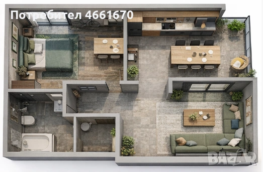 Двустаен апартамент в Прослав! , снимка 1