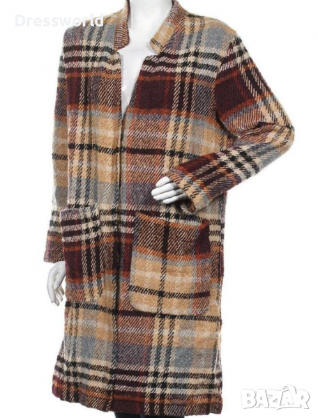 Ново карирано палто на Dixie, M, L, манто, снимка 1