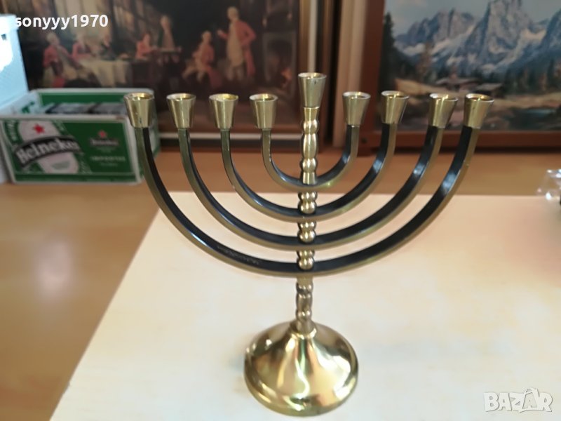 евреиски свещник от франция 18х16х7см 2012221155, снимка 1