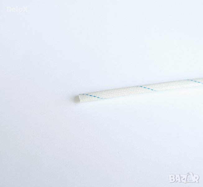 Високотемпературен шлаух до 200°C бял Ф12mm, снимка 1