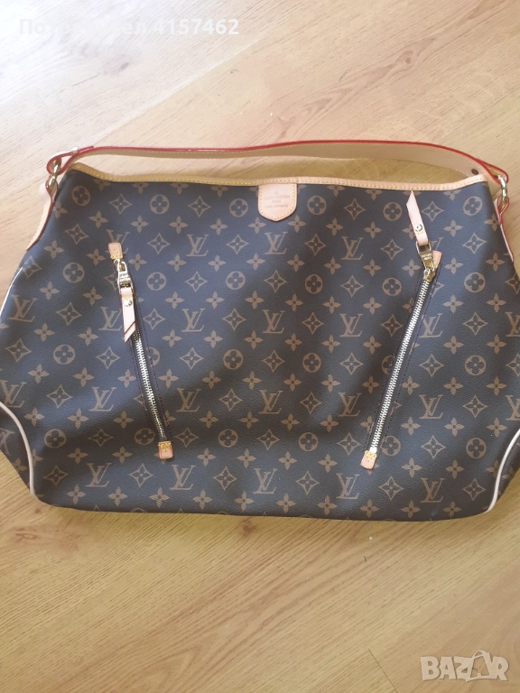 Уникална Louis Vuitton естествена кожа 53/43см чанта, снимка 1