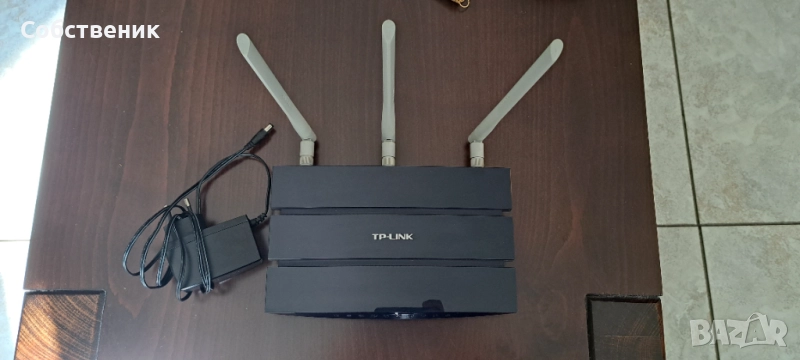 tp-link рутер wireless router Wi-Fi gigabit tl-wr1043nd ver 2.1 адаптер, снимка 1