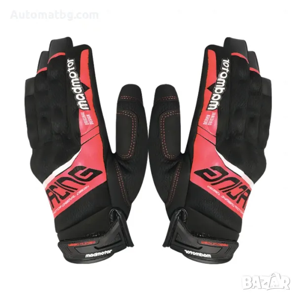 К-т мото ръкавици Automat, M, L, XL и XXL, Червени, снимка 1