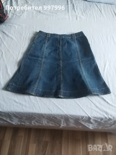 дънкова пола-ХЛ размер, снимка 1