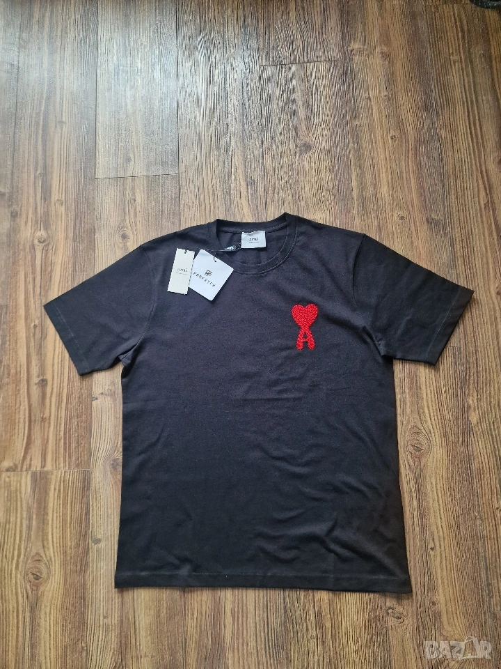 Страхотна мъжка тениска AMI размер S M L XL 2XL , снимка 1
