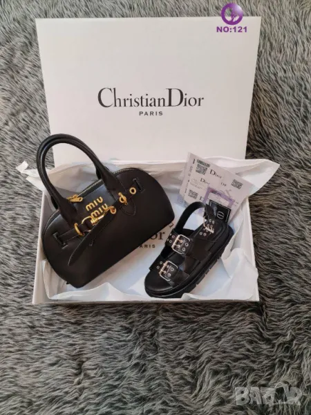дамски сандали zara christian dior miu miu, снимка 1