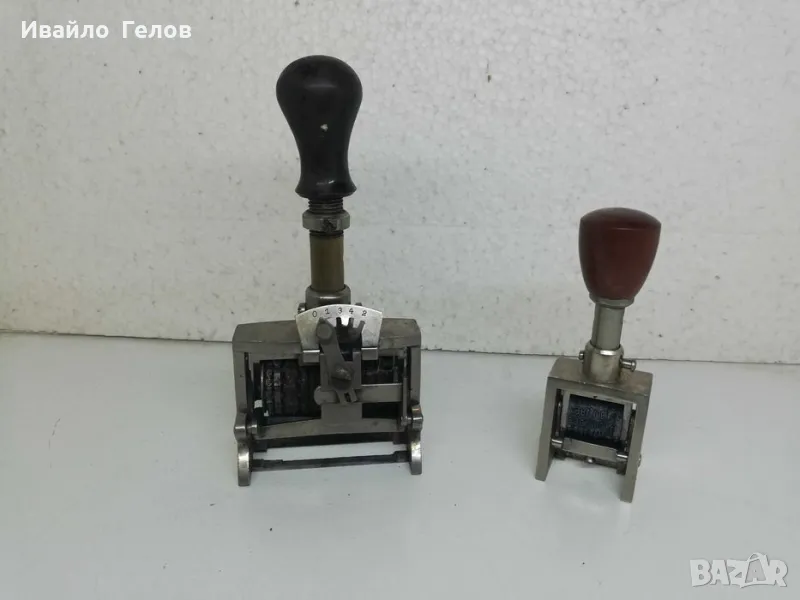 Винтидж печати/номератори, снимка 1