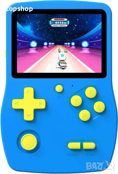 НОВА, ТЕСТВАНА 32-битова ръчна игрова конзола за деца, 3.0" IPS екран с вградени 139 HD видеоигри..., снимка 1