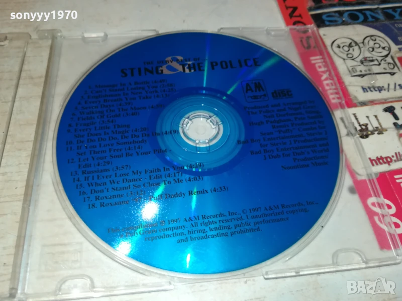 STING & THE POLICE CD 0708251135, снимка 1