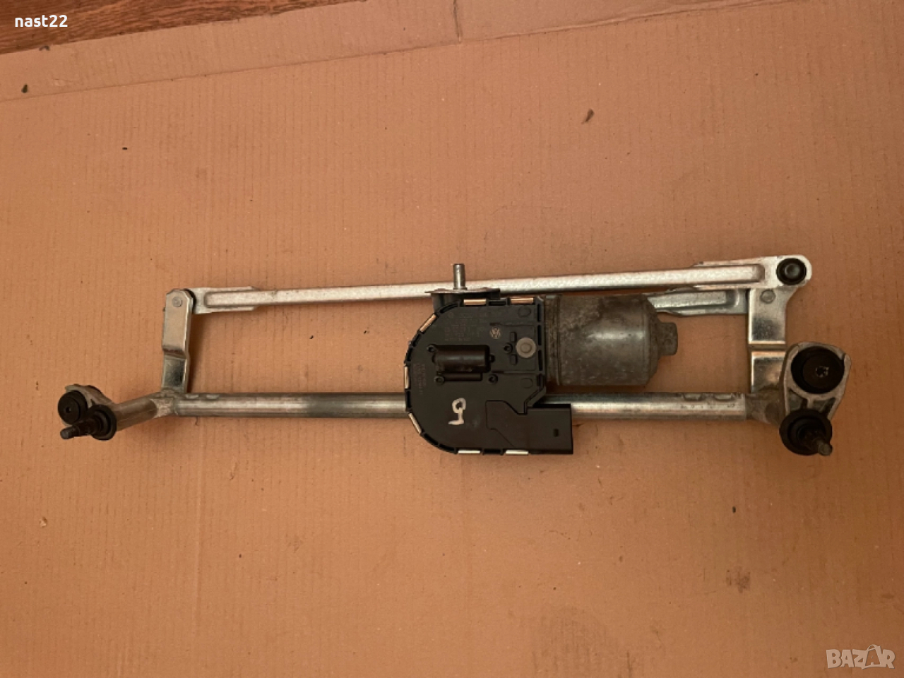 Механизъм с моторче за чистачки Фолксваген Голф 5 1K1955119B , снимка 1