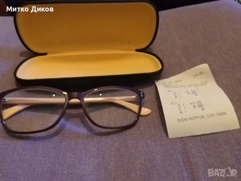 Очила с диоптер +3.25 +3.50 маркови на Джой с кутия отлични женски, снимка 1