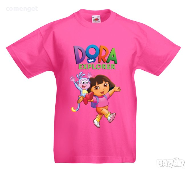 Детски тениски ДОРА ИЗСЛЕДОВАТЕЛКАТА / DORA THE EXPLORER! Поръчай С Твоя идея!, снимка 1