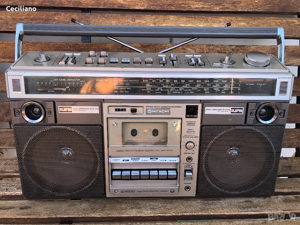 🎄Hitachi TRK-8190 -Колекционерски радиокасетофон !, снимка 1