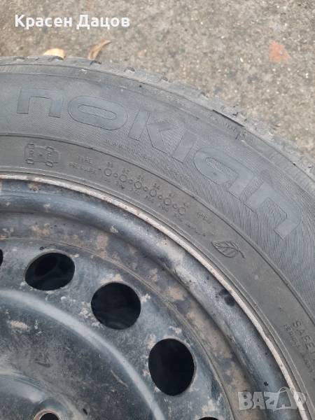 Зимни гуми за ауди А4 с джанти, снимка 1