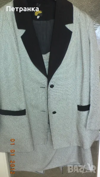 На вашето внимание - костюм в бяло и черно, снимка 1