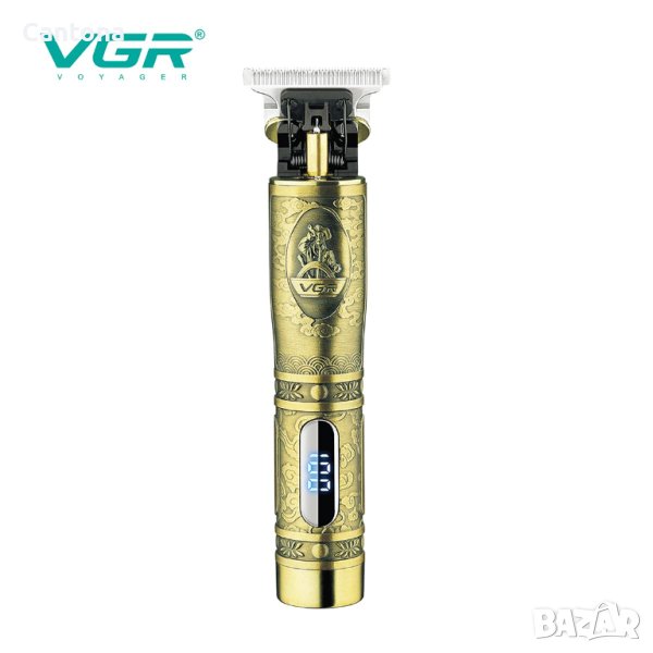 VGR V-091 професионален акумулаторен електрически тример за коса, метално острие, USB зареждане, снимка 1