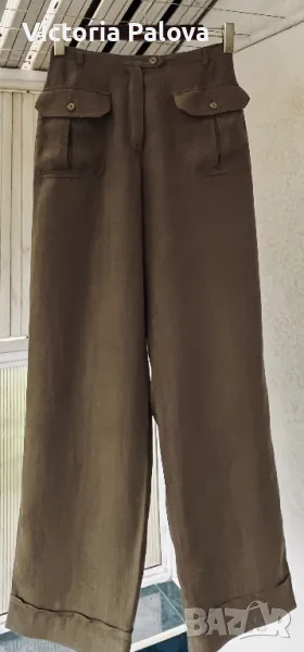 Модерен ленен панталон TRISET, снимка 1