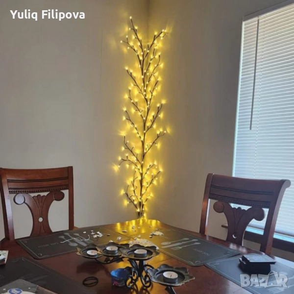 Стенна декорация с крушки и дистанционно , снимка 1