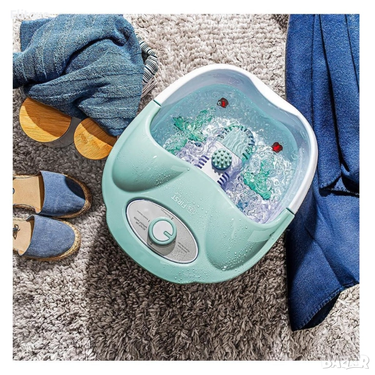 Масажна вана за крака FIRST с вибрация и балонен масаж, снимка 1
