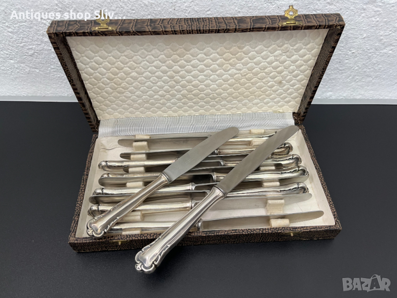 Комлект посребрени ножове - Solingen. №5216, снимка 1