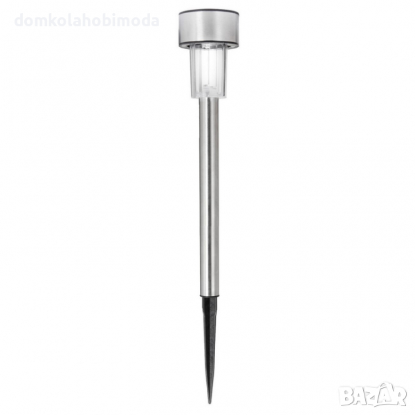 Соларна лампа с бяла светлина, 36x5.5 cm, Метал и пластмаса, снимка 1