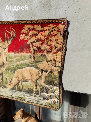 Старинен ковьор,покривка за стена #192, снимка 4 - Антикварни и старинни предмети - 39770401
