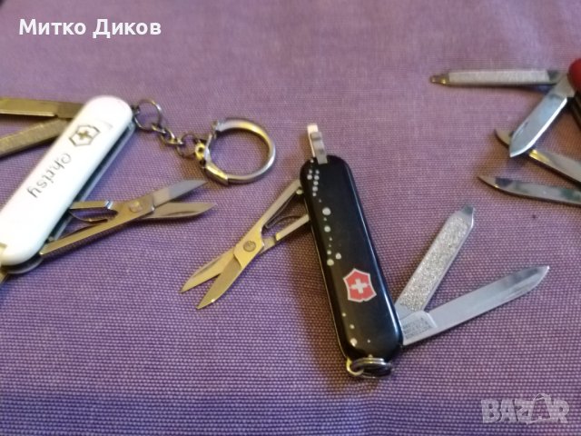 Швейцарско ножче 5 броя отлични, снимка 3 - Ножове - 44372829