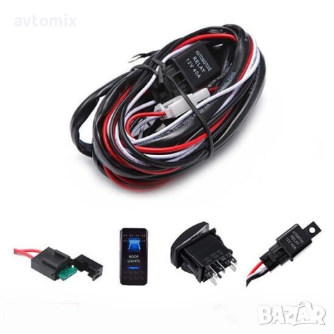 Окабеляване, с бутон за вграждане, за LED барове и халогени, 3.5 м, снимка 6 - Аксесоари и консумативи - 52466324