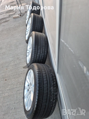 Оригинални джанти с гуми за Мерцедес/Mercedes СПОРТ ПАКЕТ 17'' 5х112, снимка 6 - Гуми и джанти - 53268012