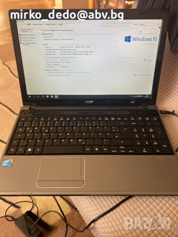 Лаптоп Acer Aspire 5820, снимка 5 - Лаптопи за работа - 53784274