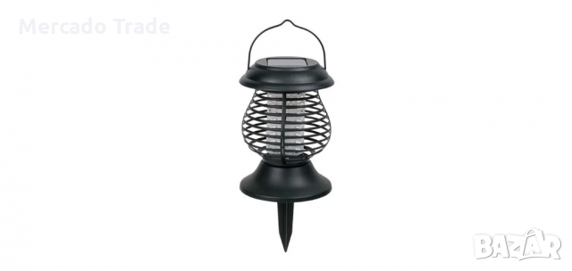 Соларен фенер, LED 1.2V против насекоми 2 в 1, Черен , снимка 5 - Соларни лампи - 36031931