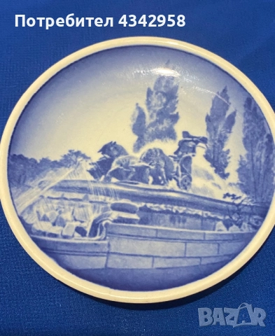 Royal Copenhagen. 6 бр.чинийки за стена.Porcelain., снимка 4 - Антикварни и старинни предмети - 52021523