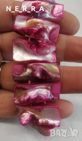 Гривна от седеф, снимка 3 - Гривни - 52869725