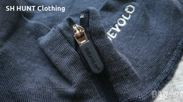 DEVOLD HIKING MAN HALF ZIP NECK 100% Extra Fine Merino Wool размер M термо блуза - 408, снимка 6 - Блузи - 41365088