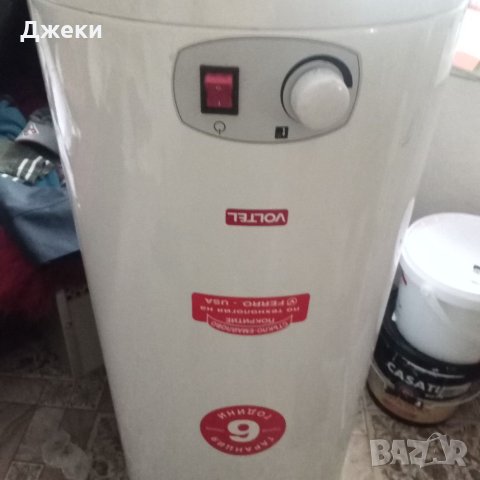 Ел. БОЙЛЕР,, VOLTEL,, 3 kw/80lt с стъкло емайлово покритие, снимка 1 - Бойлери - 41356784