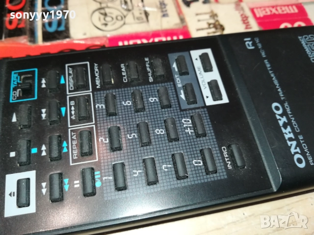 ONKYO R1 RC-121C CD/TAPE REMOTE CONTROL-ВНОС SWISS 2110251536, снимка 6 - Декове - 52132100