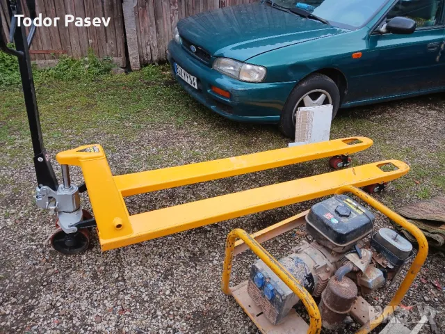 Палетна количка дълга, снимка 4 - Други машини и части - 50029009