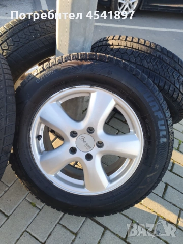 16" джанти 5x114.3 + зимни гуми 215/65R16 DOT2022 Honda CR-V, снимка 4 - Гуми и джанти - 53762606