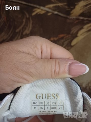 Guess Сникърси Metz2 FL6MZ2 FAL12 Бял

, снимка 5 - Маратонки - 50867219