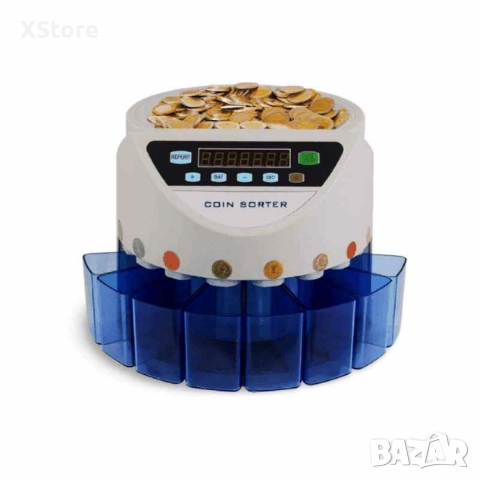 Електрическа броячна машина за монети и в евро – бързо и точно сортиране по номинал, снимка 4 - Друга електроника - 52568667