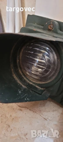 старинен немски метален семафор светофар за влак, снимка 6 - Антикварни и старинни предмети - 50963579