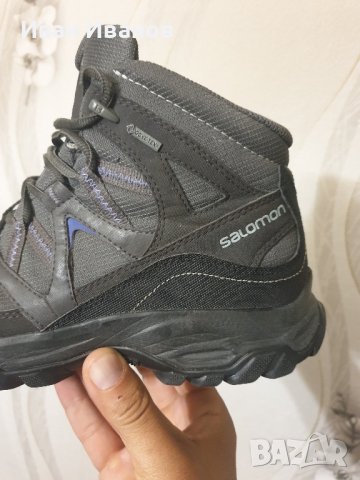 Водоустойчиви  туристически обувки  SALOMON Cagliari Mid Gtx GORE TEX  номер 39,5-40, снимка 5 - Други - 38775156