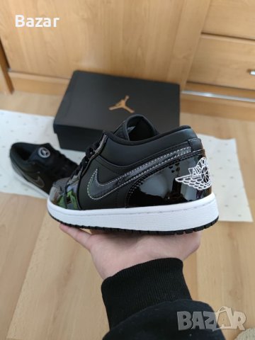 Nike Air Jordan 1 Low Carbon Black All Star размер 42 номер обувки маратонки черни кецове мъжки , снимка 3 - Маратонки - 39197684