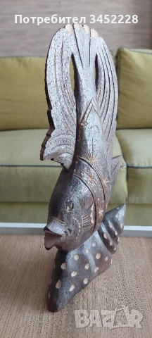 дърворезба за ценители височина 35см , снимка 3 - Декорация за дома - 50495091
